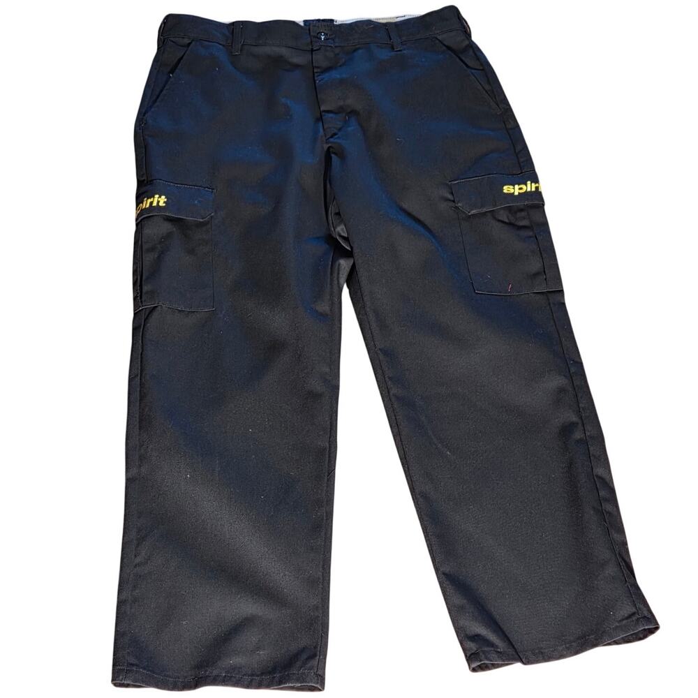 Authentic Spirit Airlines Black Men's Uniform Pants 36x30
